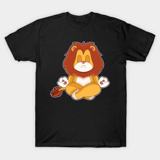 Lion Yoga Fitness Meditation T-Shirt